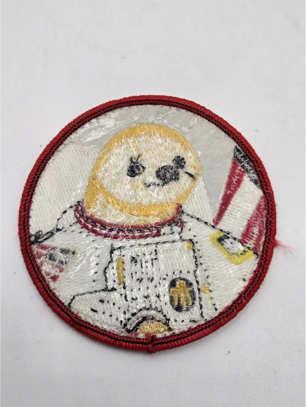 Space Sloth Astronaut Embroidered Iron On Patch Jacket Backpack Costume Badge